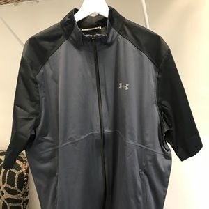 Under armour golf zip up short sleeve